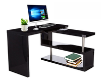 Thumbnail for Computer desk with bookshelf