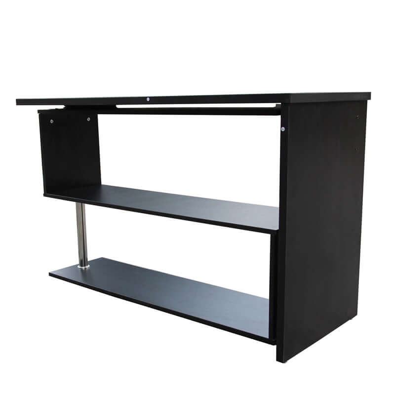 Computer desk with bookshelf