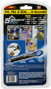 Thumbnail for Plastic welding tool with flexible and sandable glue