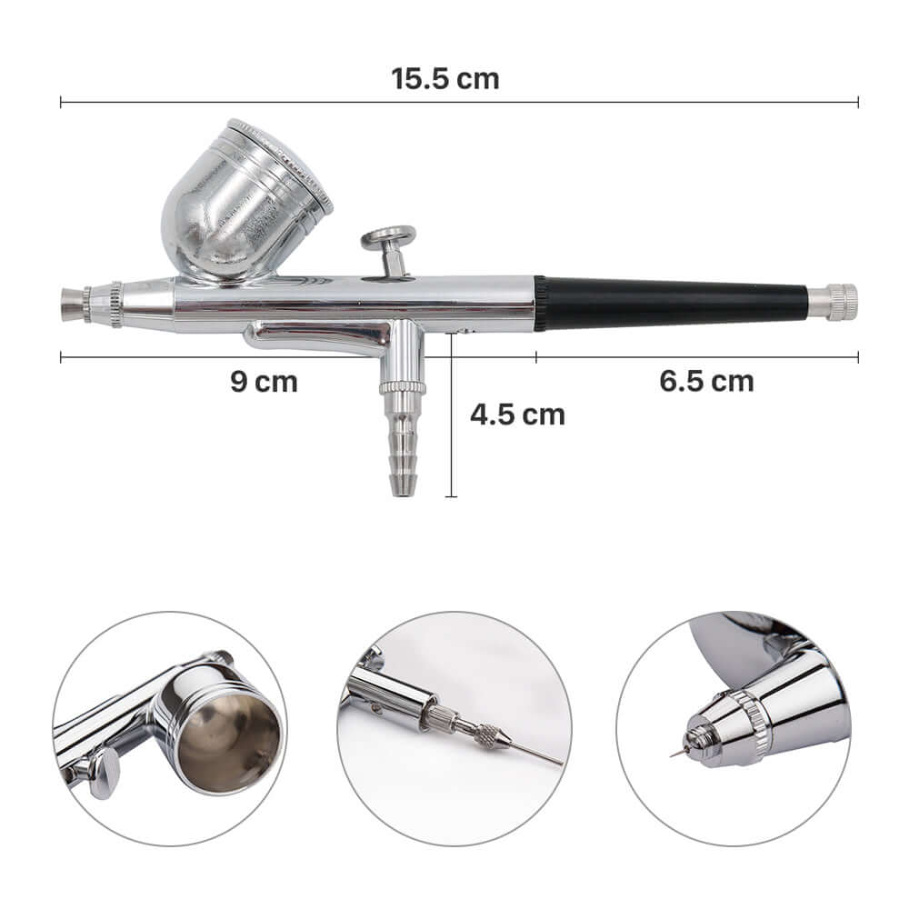 Airbrush compressor kit portable and lightweight