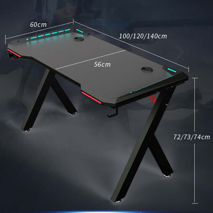 Gaming Desk Table 140Cm - The Shopsite