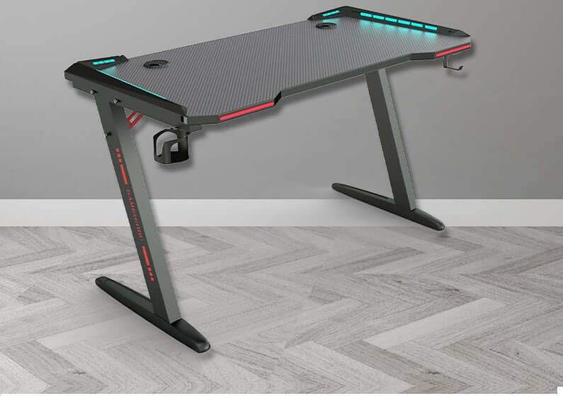Black gaming workstation