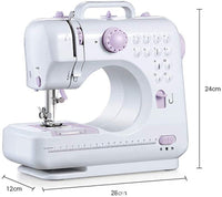 Thumbnail for Sewing Machine 12 Stitches 2 Speed Led Light Foot Padal - The Shopsite