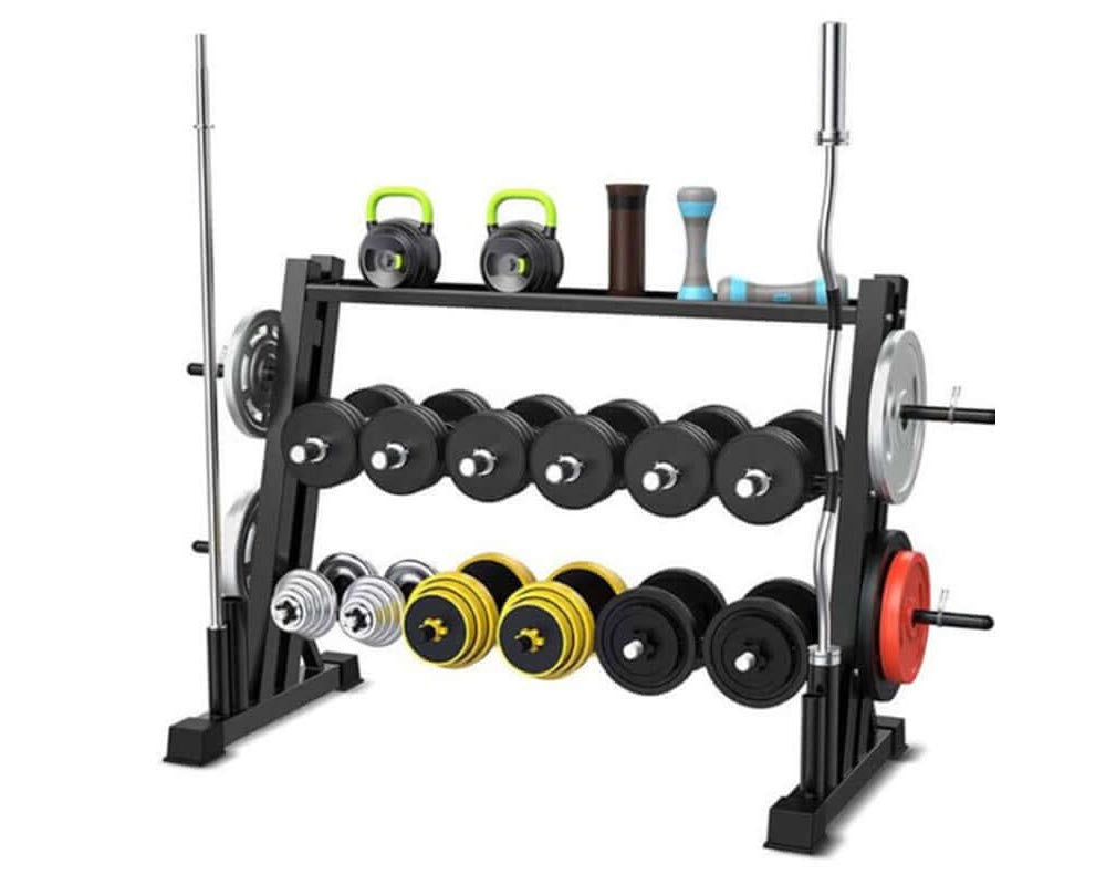 Side view showing multiple pegs and holders