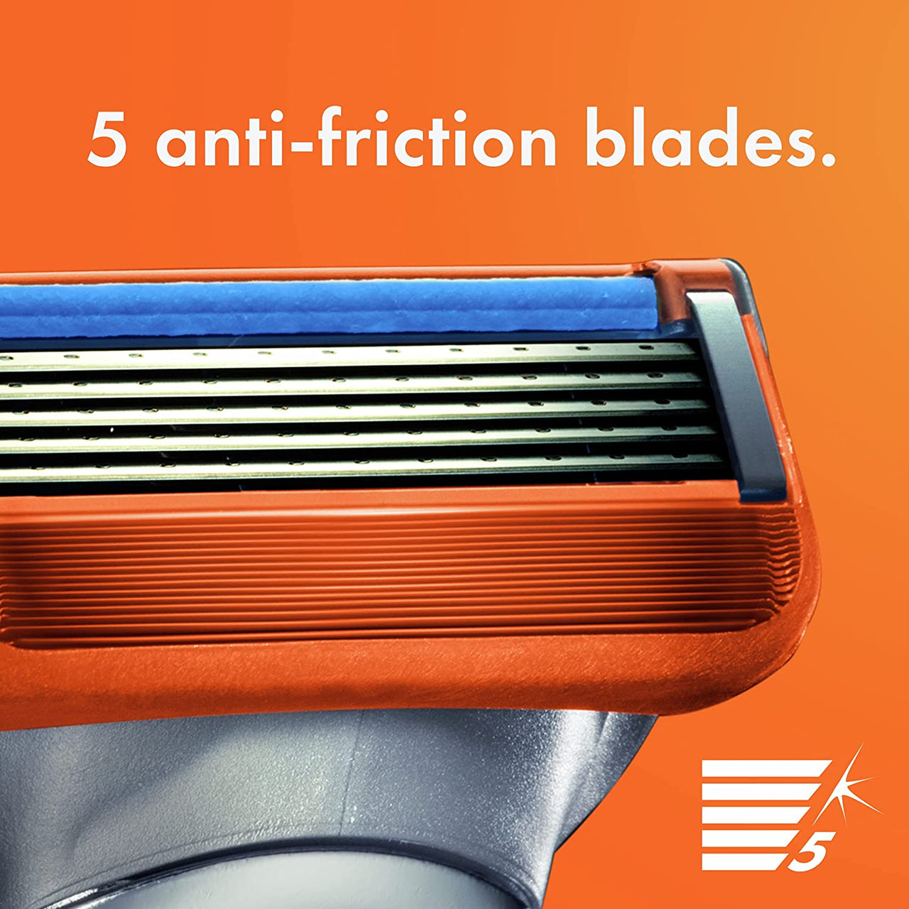 Mac 5 Razor Gillette Compatible Razor Blades 12 Count Fusion5 – Homyspire