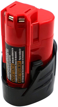 Thumbnail for Milwaukee M12 battery side profile with label