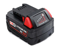 Thumbnail for Milwaukee replacement battery with warranty info