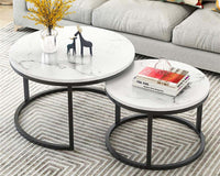 Thumbnail for Coffee Table 2 in 1 Nesting Coffee Tables