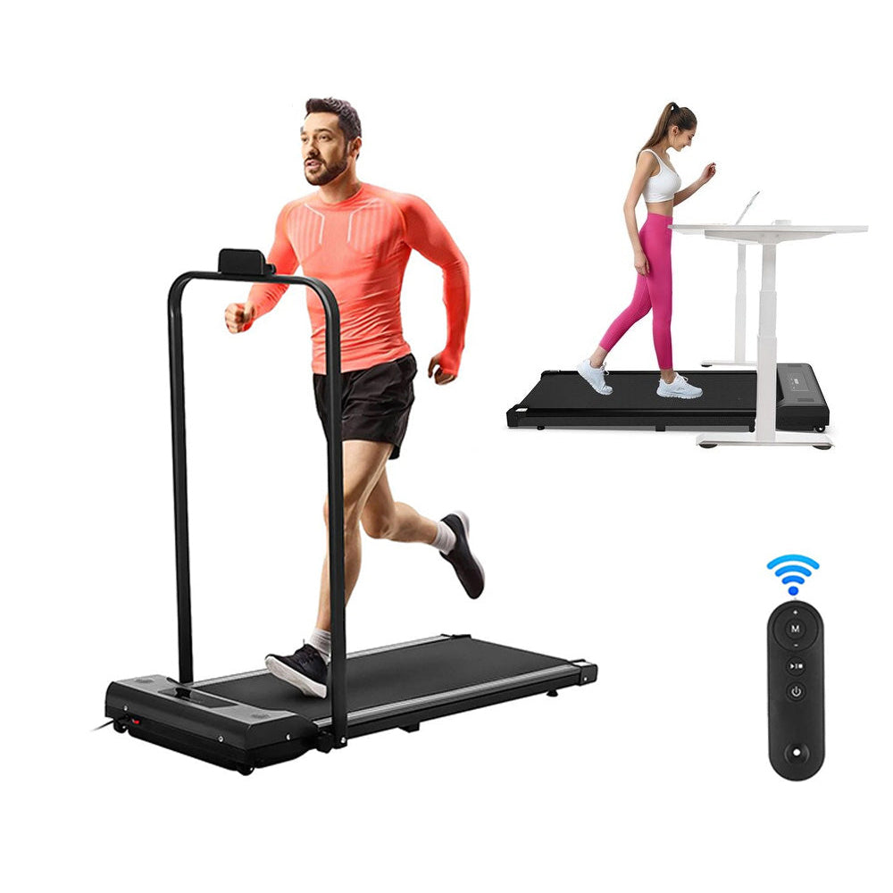 Treadmill showing LED time and calories