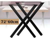 Thumbnail for Metal Table Legs desk Bench Legs X Shape