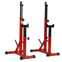 Thumbnail for Squat rack showing width adjustment feature