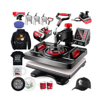Thumbnail for Heat press machine package with accessories