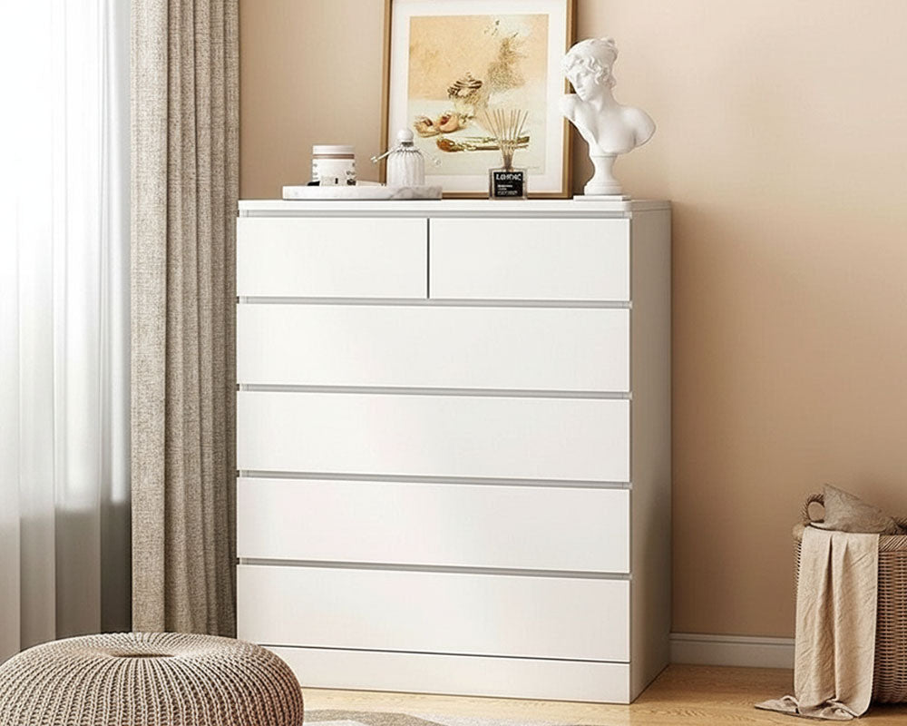Chest of Drawers Tallboy 6 Drawers Tall Boy