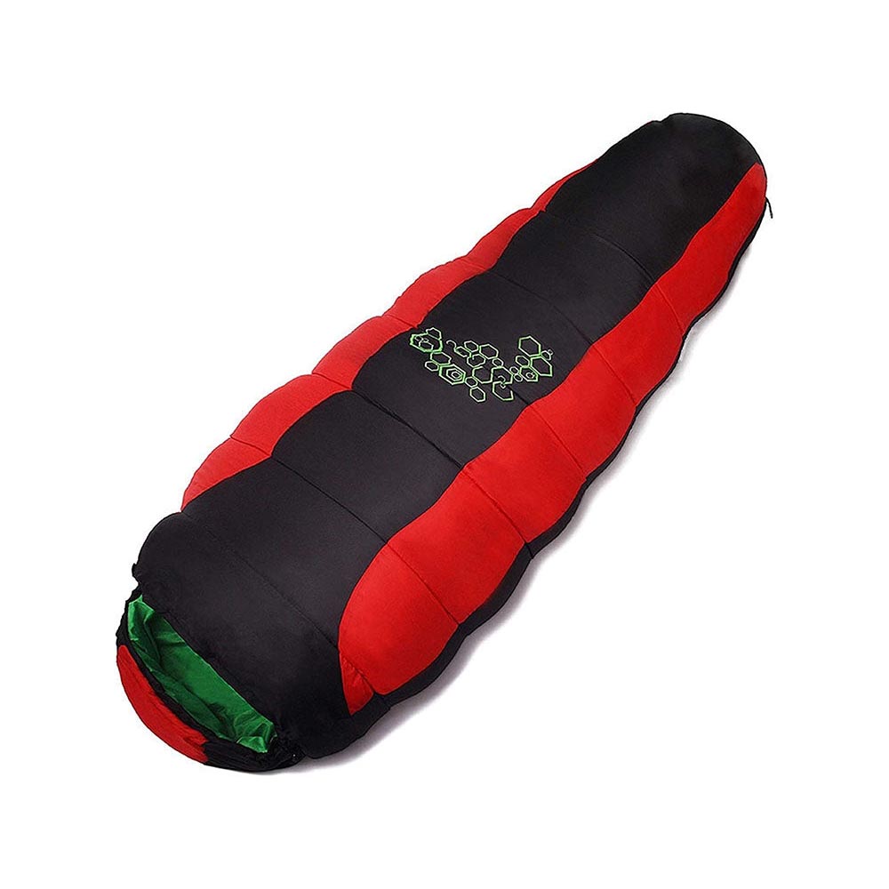 Sleeping bag outdoor camping red colour full length