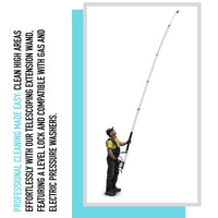 Thumbnail for Telescoping Pressure Washer 7.3m Pole with Harness