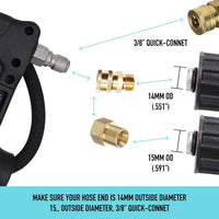 Thumbnail for Telescoping Pressure Washer 7.3m Pole with Harness