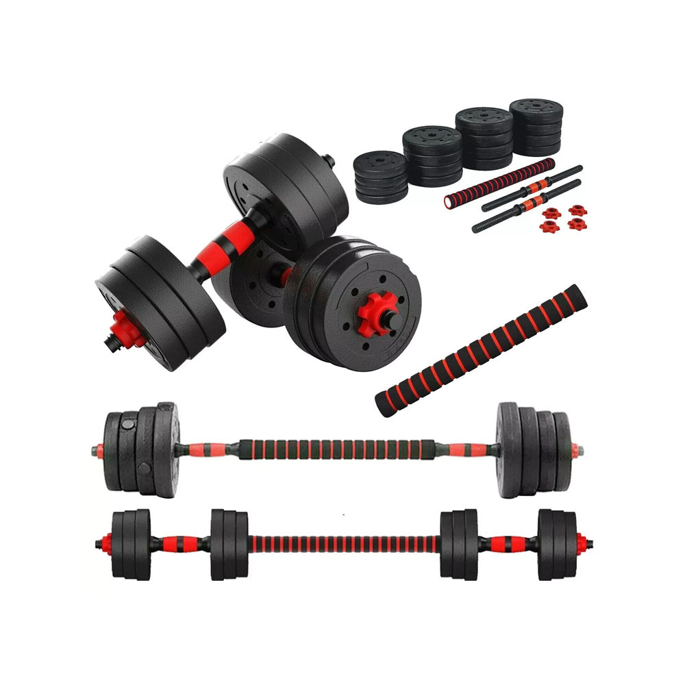 Adjustable dumbbells 20kg compact storage view