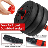 Thumbnail for 40KG Adjustable Dumbbells Barbell Set
