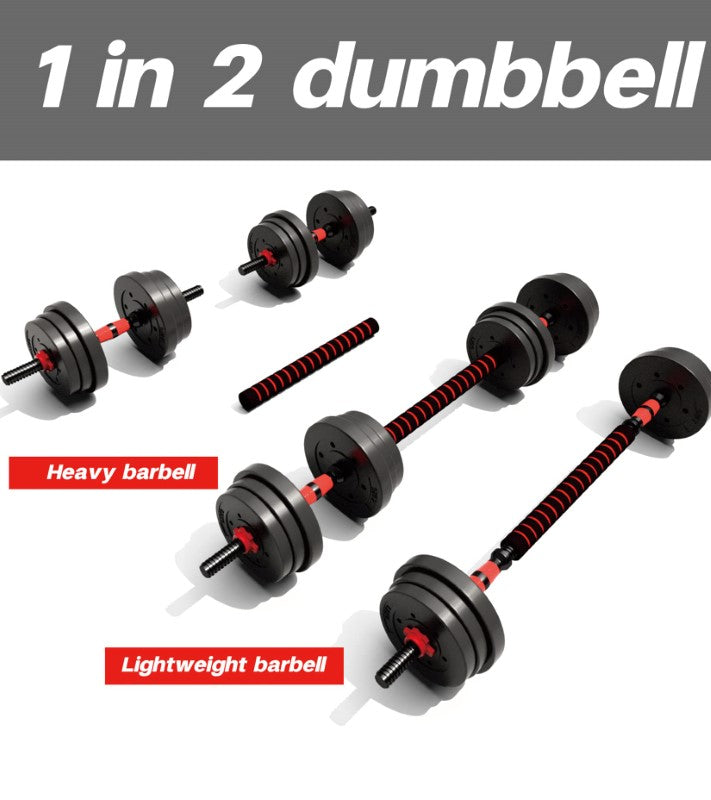 40KG Adjustable Dumbbells Barbell Set