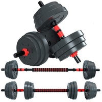 Thumbnail for 40KG Adjustable Dumbbells Barbell Set