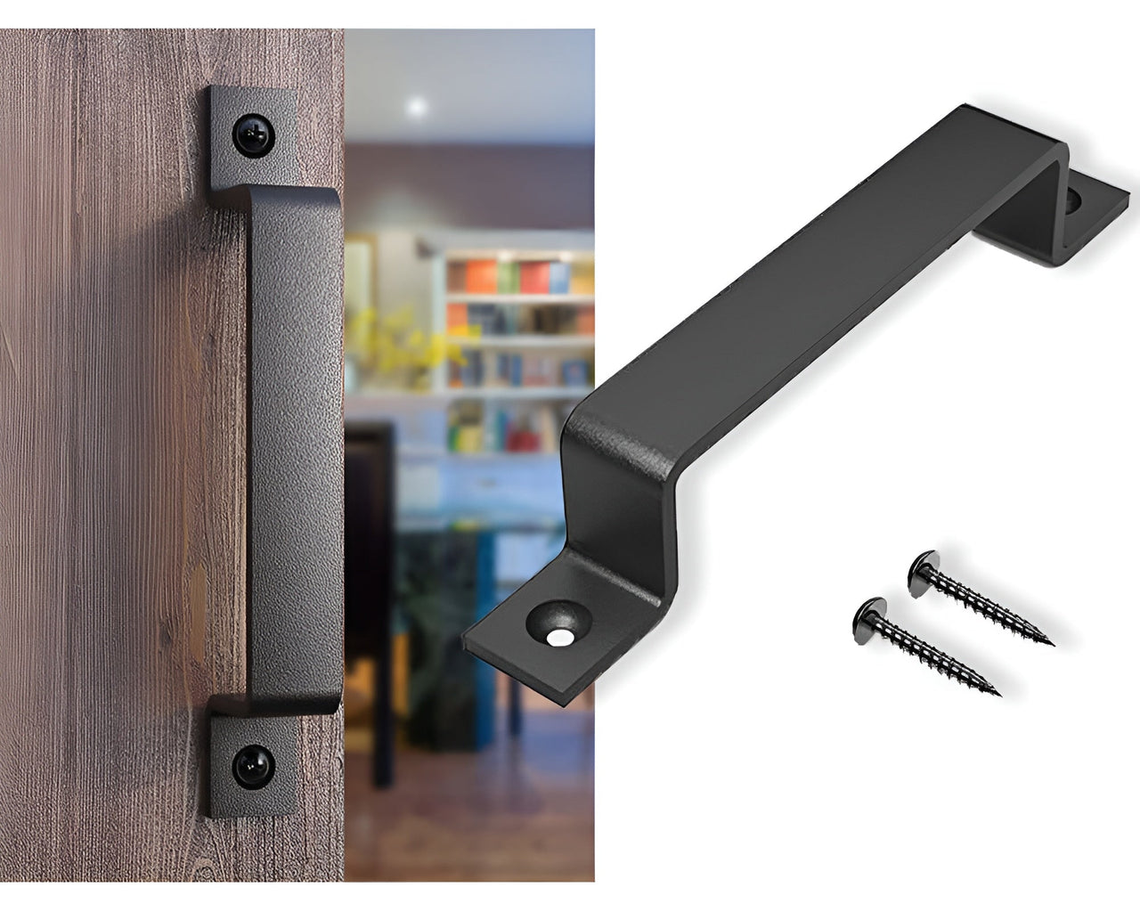 Barn Door Handle 8 Inch Solid Steel Gate Handle