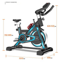Thumbnail for Sturdy frame blue spin bike