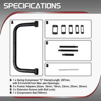 Thumbnail for 10pc Valve Spring Compressor Tool