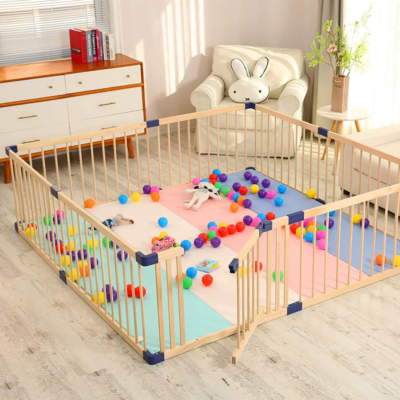 Baby Playpen Kids Play Fence with Door - The Shopsite