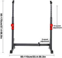 Thumbnail for Barbell Rack Squat Rack Adjustable - The Shopsite