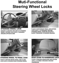 Thumbnail for Car Steering Lock Universal Fit Steering Arm Lock