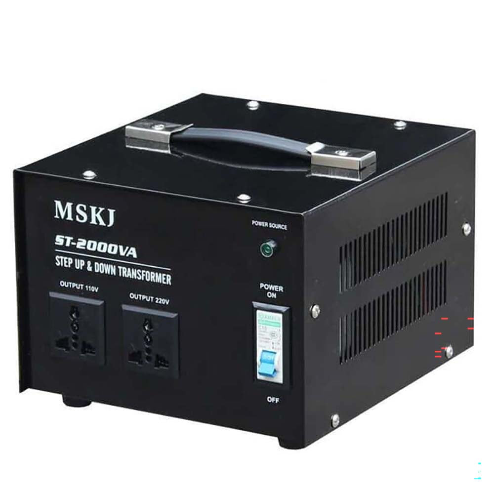 Black transformer with ventilation