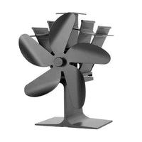 Thumbnail for Heat powered stove fan with five black aluminium blades