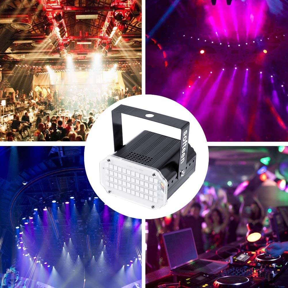 Christmas Stage Lights with Remote Control Adjustable Speed 7 Modes - The Shopsite