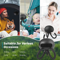 Thumbnail for Portable Mini USB Fan Portable Bladeless Fan with Flexible Tripod Clip