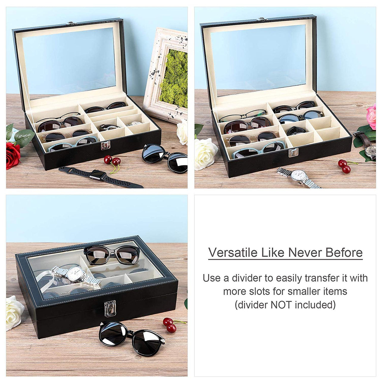 Sunglasses Case Organizer Eyeglasses Storage Box - The Shopsite