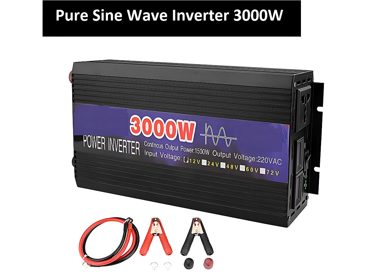Pure Sine Wave Inverter 3000W 12V