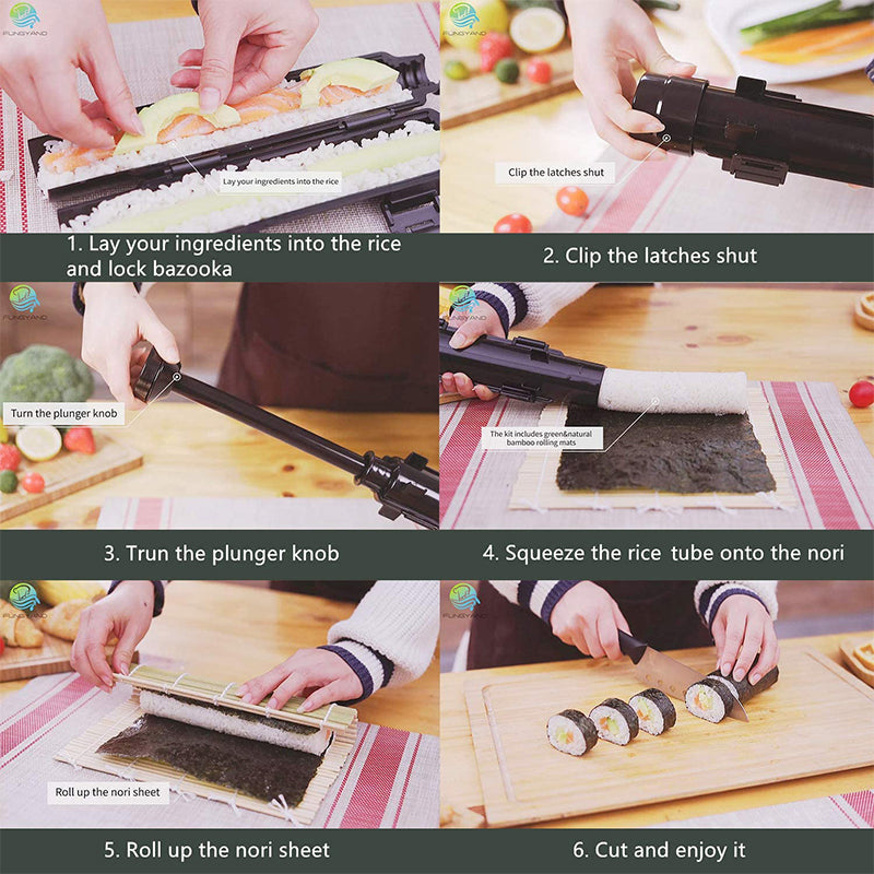 Cotton bag for sushi maker kit storage and transport