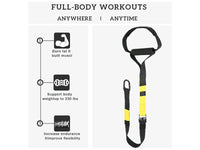 Thumbnail for Suspension Training Kit Bodyweight Resistance Straps - The Shopsite