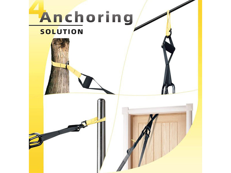 Suspension Training Kit Bodyweight Resistance Straps - The Shopsite