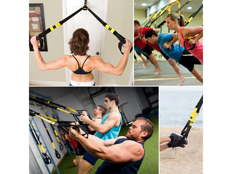 Suspension Training Kit Bodyweight Resistance Straps - The Shopsite