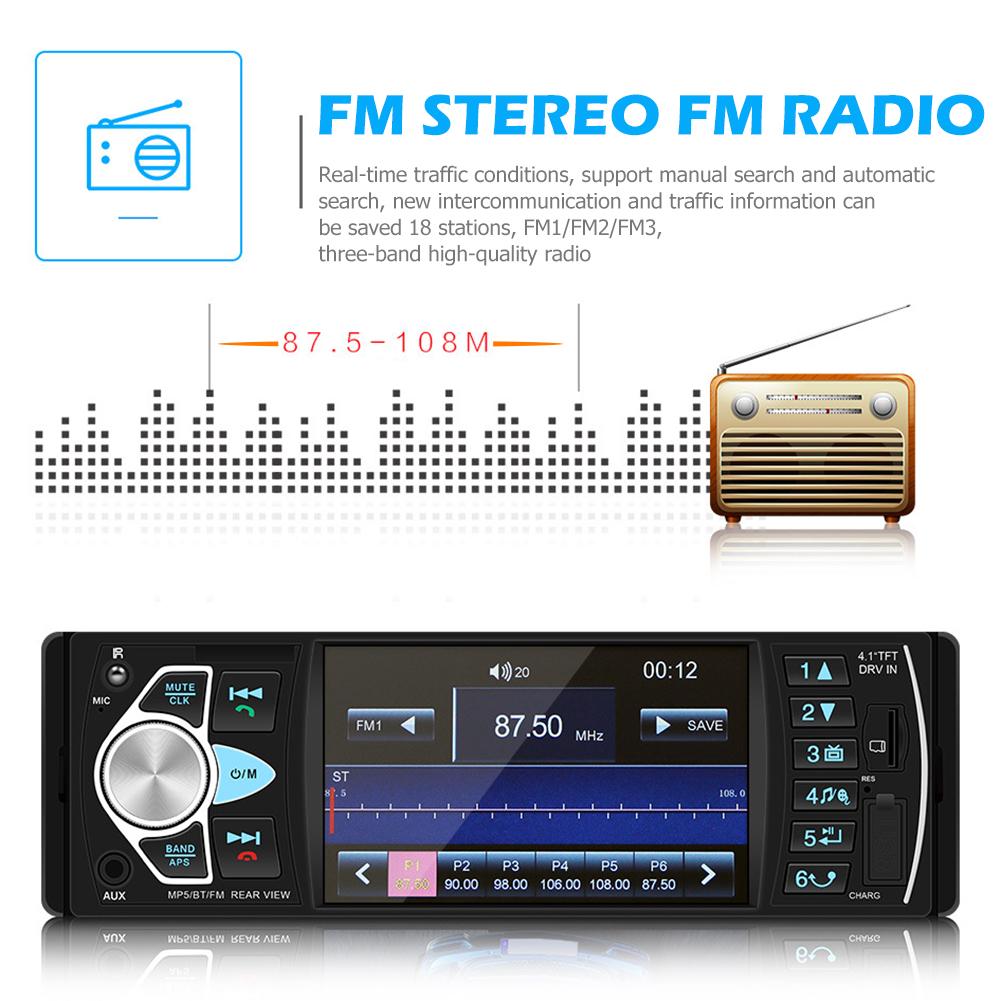 Car Stereo Bluetooth MP5 Player