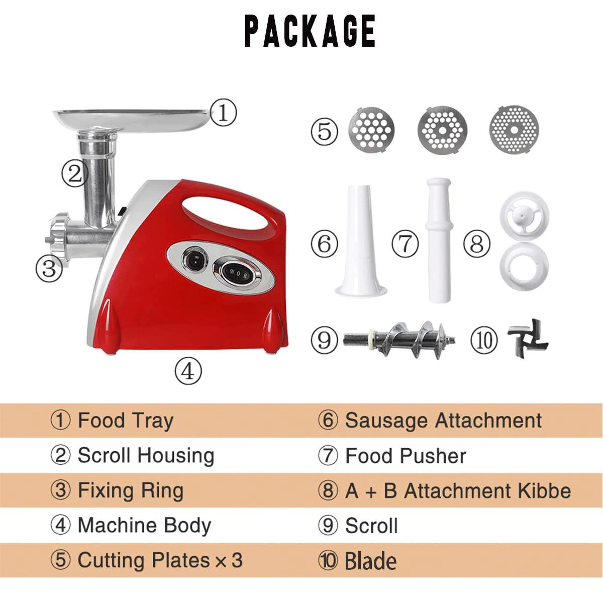 Meat Grinder Sausage Maker