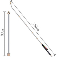 Thumbnail for 7PC 1/4 Inch High Pressure Washer Wand Extension Set