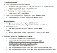 Thumbnail for Merlin M842 M832 M844 Garage Remote Replacement