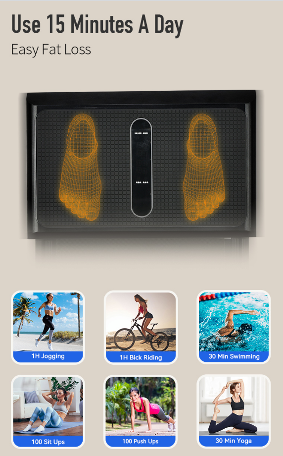 Treadmill with Vibration Plate