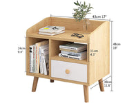 Thumbnail for Bedside Table with Drawer