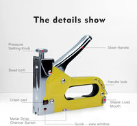 Thumbnail for Staple Gun, 3 Way Stapler Tool Kit 3 - In - 1 - The Shopsite