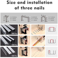 Thumbnail for Staple Gun, 3 Way Stapler Tool Kit 3 - In - 1 - The Shopsite