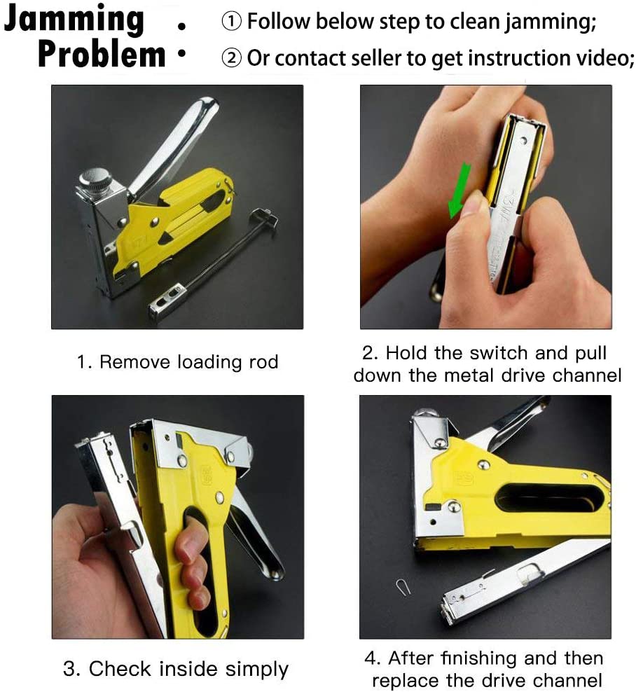 Staple Gun, 3 Way Stapler Tool Kit 3 - In - 1 - The Shopsite