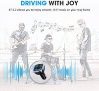 Thumbnail for Car Bluetooth Receiver FM Transmitter BT 5.0